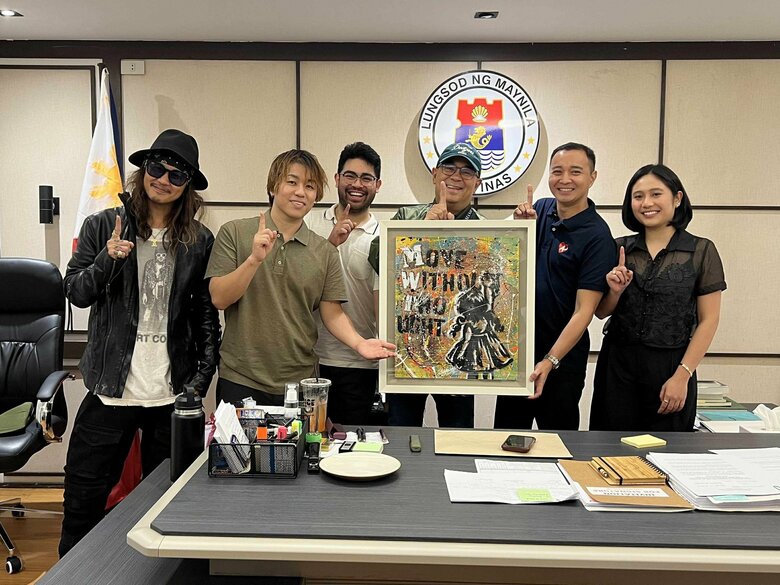 マニラ市庁舎を表敬訪問 - バンクオブアートが東南アジアのプラごみ問題をアートで解決するプロジェクトを発足