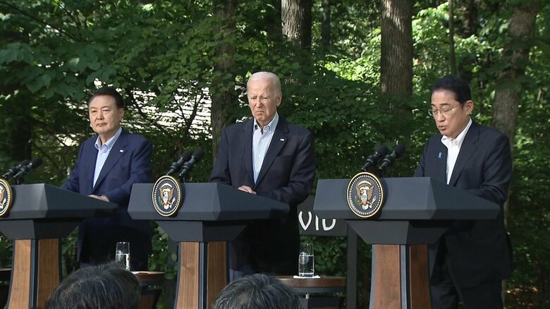 日米韓首脳VS記者　共同会見で何を聞きどう答えた？ 見えた各国の関心事とギャップ｜FNNプライムオンライン