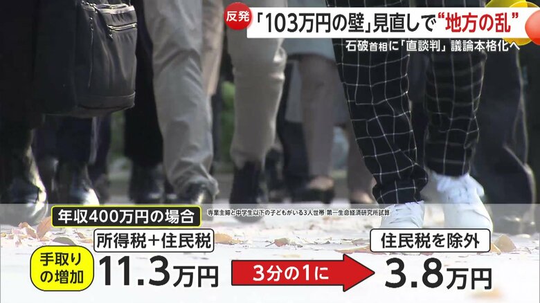 【解説】103万円の壁議論が本格化「住民税の分離」「富裕層の減税制限」案はどうなる？｜FNNプライムオンライン