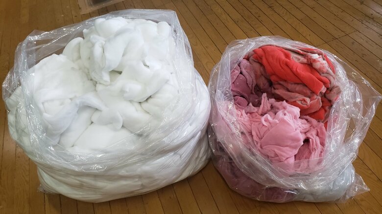 毎日大量に出るほこり（提供：西染工）