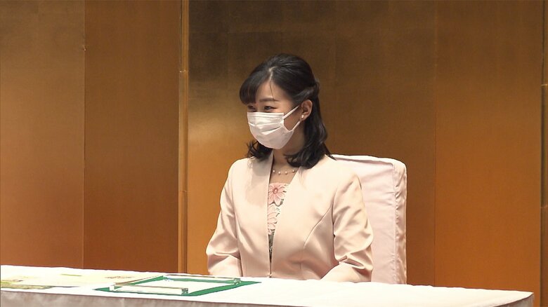 「みどりの感謝祭」式典に出席する秋篠宮ご夫妻の次女・佳子さま（5月7日）