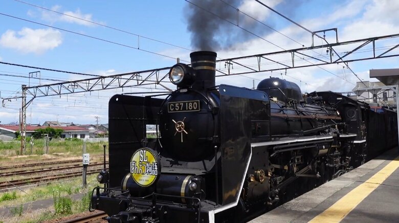 汽笛を鳴らしていざ出発