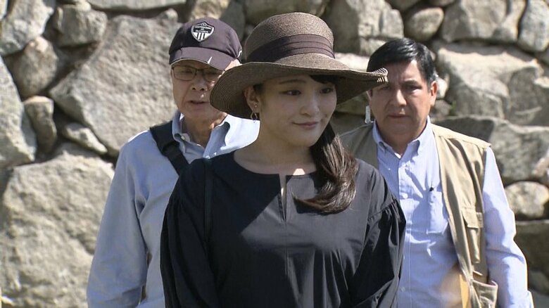 小室眞子さん、ペルーのマチュピチュ訪問（2019年7月13日）