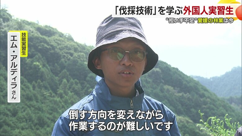 「倒す方向を変えながら作業するのが難しいです」