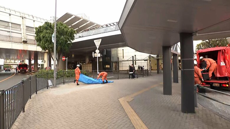 川崎駅（10日午後5時50分頃）