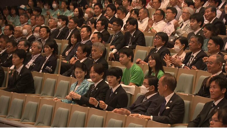 高校総合文化祭開会式　岐阜市　7月31日