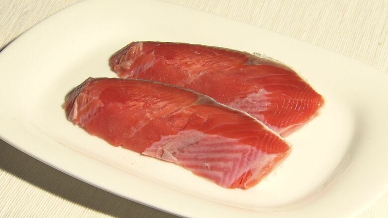 ビタミンDを多く含むベニザケ