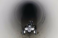 【ポケット・クエリーズ】サン・シールドと地上拠点からの無線遠隔操縦で四足歩行ロボットによる下水道管内走行・撮像に成功