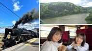 女性アナとモデルも大満喫「SLばんえつ物語」  車掌のマスクも“すす”で黒く…大正ロマン漂う内装【新潟発】