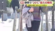 静岡で20℃超の陽気　河津桜も開花「去年より1カ月早い」　来週からは再び強い寒気で体調管理に注意