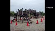足をかけたらボルトが…公園で遊具のはしごが外れて30代男性が約1.5mの高さから転落 デッキで腰などを打つケガ