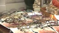 メガネに感謝の気持ち込めて供養　目の霊山として知られる油山寺で開催　一部は開発途上国へ　