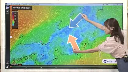8日夜から9日明け方にかけて激しい雨のおそれ　北陸では「風の収束」による雨雲ラインに警戒を
