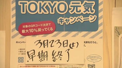 東京都「ポイント10％還元キャンペーン」が23日に“前倒し”で終了！「使い切り」駆け込み需要も高まる