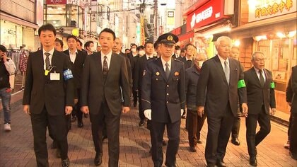 警視庁が犯罪抑止のためのパトロール実施　悪質客引きなど増加傾向　東京・町田市