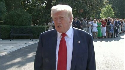 トランプ大統領「少額の還付金を検討している」関税収入を一部の国民に還付する考え示す　還付額や対象者などは言及せず