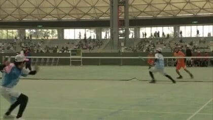 熊本中央ロータリークラブ旗争奪・九州中学生ソフトテニス大会　３２チーム・約２５０人が参加【熊本発】