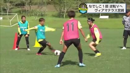 ヴィアマテラス宮崎　今週末からなでしこリーグ1部再開　3位からの逆転優勝狙う