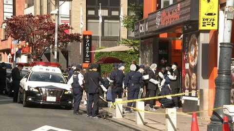 事件発生1時間前に周辺をうろつく男の姿…待ち伏せか　女性歌手の傷は臓器に達する重傷　赤坂ライブハウス女性刺傷
