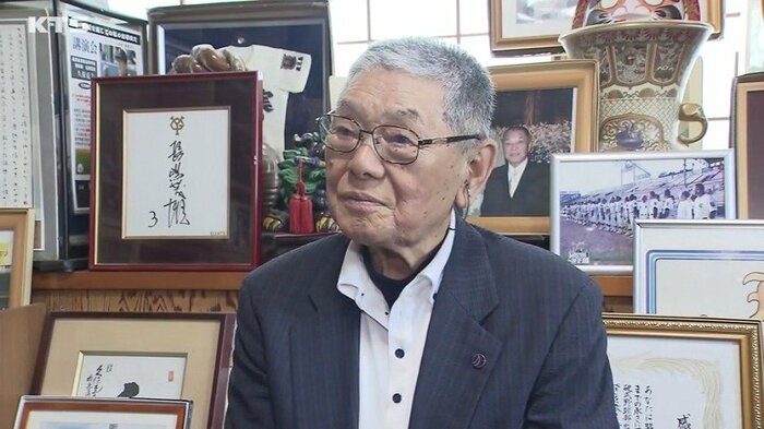 鹿児島実業高校硬式野球部 久保克之名誉監督(87)。