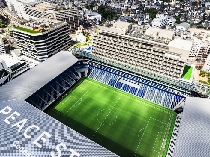 V長崎の本拠地「ピーススタジアム」(画像提供・ジャパネットホールディングス)