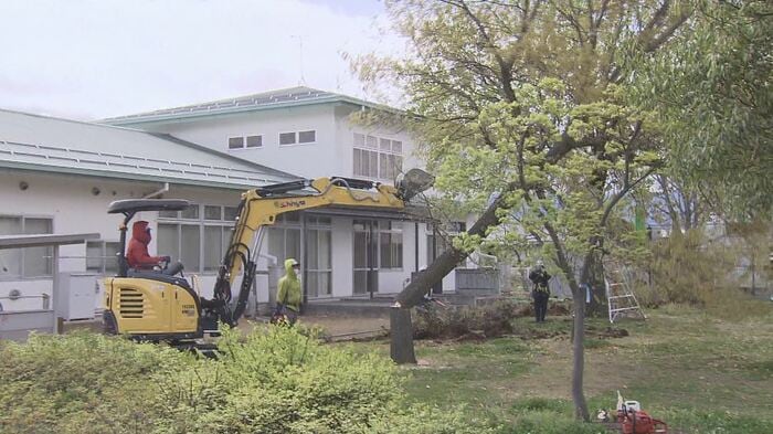 原状回復工事(2023年4月、長野市)