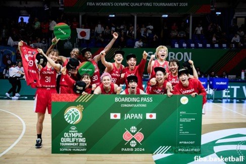 パリ五輪出場を決めたバスケ女子日本代表選手