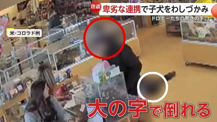 急病人かと騒然となる店内(Arapahoe County Sheriff's Office)