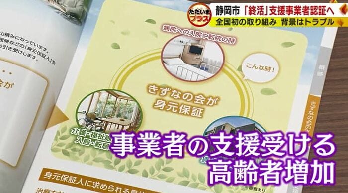 きずなの会のパンフレット