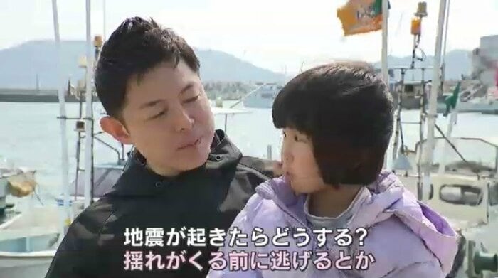 松田政人さんと娘の紗果ちゃん