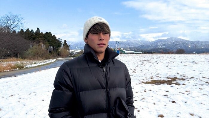 雪景色の富山で語った自身の未来
