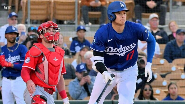 初の“侍トリオ”が揃ってのオープン戦　大谷翔平選手は1番指名打者で・山本由伸投手は先発・佐々木朗希投手は5回から登板｜FNNプライムオンライン