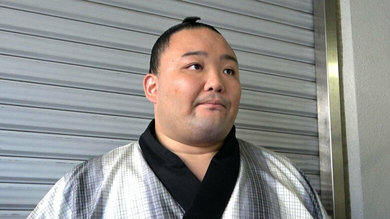 朝乃山【一問一答】九州場所後に語った来年「勝負の年」の目標は「三役」復帰 今場所終えて「幕内復帰」が確実視|FNNプライムオンライン