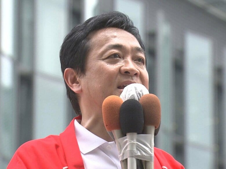 国民民主党・玉木代表が名古屋駅前で演説「皆さんの手取りを増やす夏に」“年収の壁”の引き上げなど強調｜FNNプライムオンライン