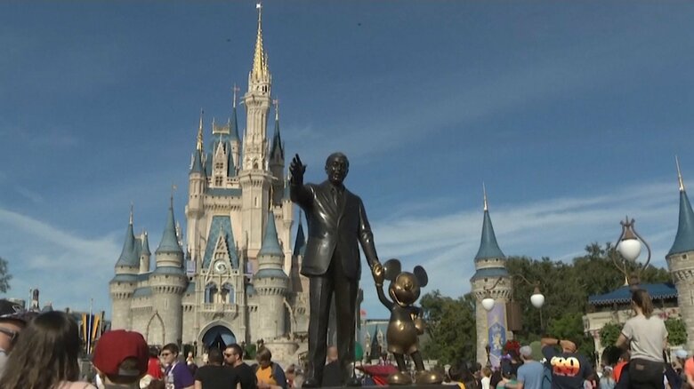 ディズニー優遇税制を廃止　米フロリダ州、批判に報復か｜FNNプライムオンライン