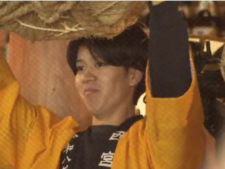 スタート直後に転倒も「一番福」同志社大学4回生の豊川哲平さん「夢か現実かわからない。本当にうれしい」｜FNNプライムオンライン