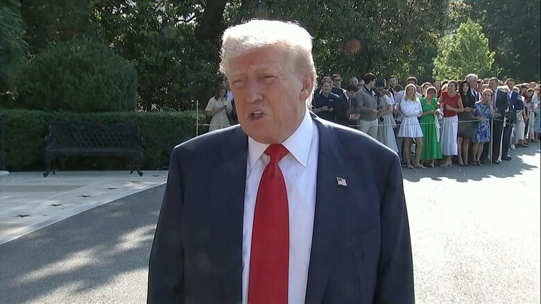 トランプ大統領「少額の還付金を検討している」関税収入を一部の国民に還付する考え示す　還付額や対象者などは言及せず｜FNNプライムオンライン