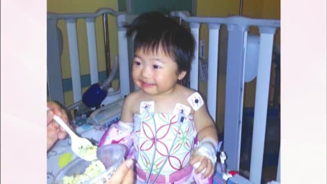 生後10カ月のとき「拡張型心筋症」と診断