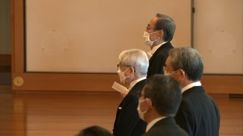 今年の新年祝賀の儀の様子。女性皇族方は3年連続でティアラの着用を控えられた。