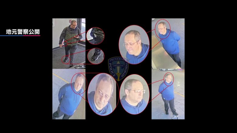 地元警察が公開した容疑者の画像