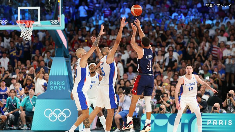 パリ五輪で行われたフランス対アメリカ戦