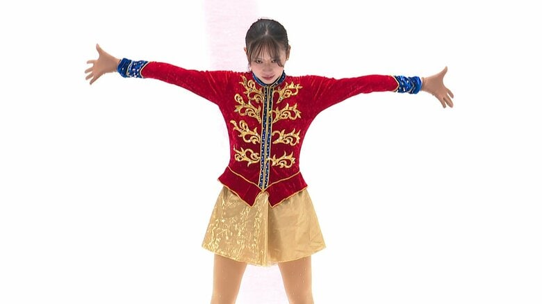 観客を盛り上げた大江夢渚のフリー（関東選手権）