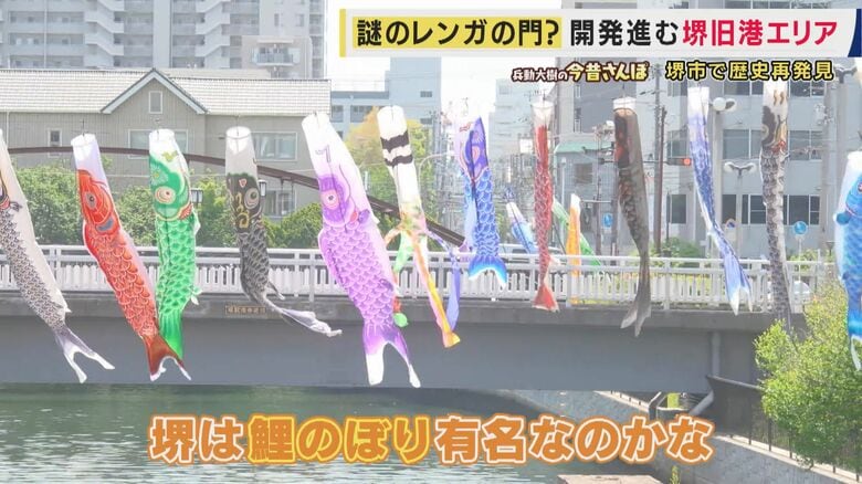 鯉のぼりがズラリ