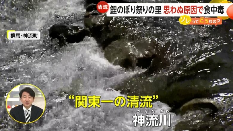 “関東一の清流”といわれる群馬県・神流（かんな）川