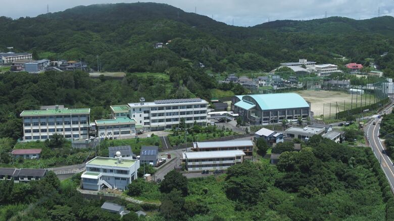 過疎化が進む西海市にある西彼杵高校