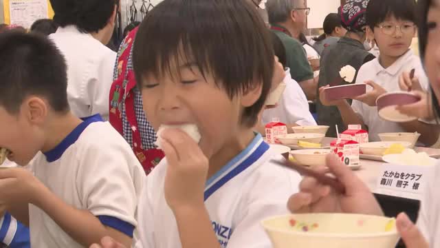災害を乗り越えて実る…輪島市で収穫された新米を使ったおにぎり 地元の小中学校で振舞われる「おいしい」