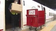 朝削ったばかりのかつお節が新幹線でビュンと福岡へ　博多駅で九州の特産品イベント　車内の空きスペース活用して輸送　福岡
