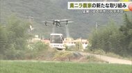 約１時間かかる肥料散布がドローンでわずか３分に…先端技術活用の黄ニラ農家を高校生が見学【岡山】