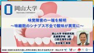 【岡山大学】味覚障害の一端を解明～味細胞のシナプス不全で酸味が異常に～