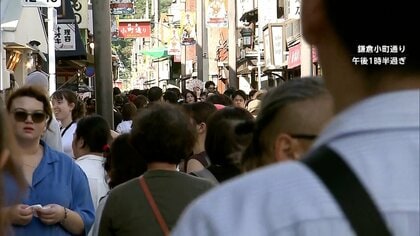 台風一過　一夜明け観光地にぎわう　全国的に晴れ間広がる